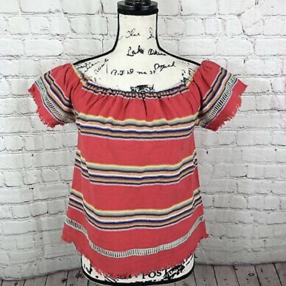 Anthropologie dRA Off Shoulder Top Blouse